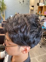 ボヌール ヘアーワークス(Bonheur hair works)&nbsp;アシメ×ツーブロ×刈り上げ