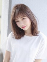 アフロート ディル(AFLOAT D'L) 【山口祥】外ハネミディアム大人かわいい小顔前髪20代30代40代◎