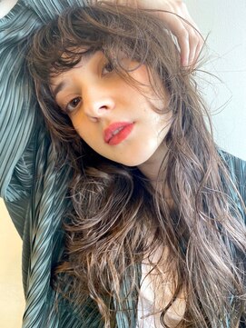 ガレージ バイ グリーン 原宿 表参道(Garage by green) 【loki】ロングレイヤー×ナチュラルブラウン