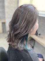 ブリリオ ヘアーアンドスパ(Brillio hair&spa) インナーカラー×イヤリングカラー