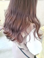 ツイギー 伊賀上ビル店(TWiGGY)&nbsp;【ハイトーンラベンダーカラー】波巻きのカジュアルロング