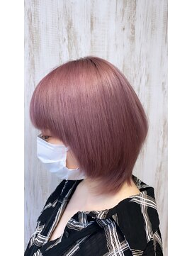 ゼルレーヴ(ZELE reve) ペールピンク×ウルフヘア