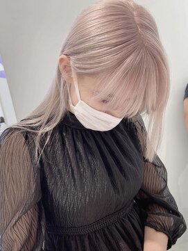 リンドトウキョウ ウメダ(LINDO TOKYO) ベビーピンク/ブリーチオンカラー/Wカラー/艶カラー