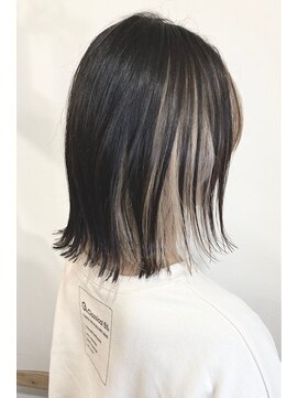 レセ 新松戸deux店(Laissez) ホワイトベージュ×インナーカラー【レセ新松戸ドゥー】