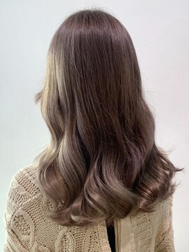 アイティーバイアルバム 下北沢店(IT by ALBUM) オリーブベージュ_アースカラーくびれヘアツートン_ba363801