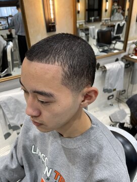 バーバーブロス 吉祥寺店(BARBER BROS) 【LUDLOW BROS.】MasatakaYuma イージーパーマ バズカット 坊主