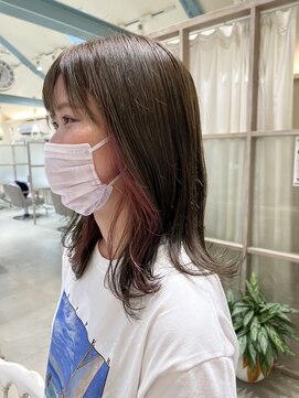 アンソル 戸田店(N'SOL) ピンクインナーカラー