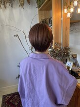イング(ing) short×pink brown