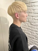 エイトメン 上野店(EIGHT MEN)&nbsp;メンズ/韓国風マッシュ/ブリーチ/ホワイトブロンド/上野駅