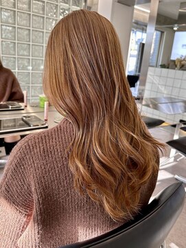 サンクプロジェクト(cinq PROJECT) ミルクティーベージュダブルカラー韓国風透明感ブラウン暗め