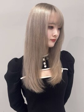 ペレ 渋谷(PELE) 黒髪/グレーベージュ/ハイトーン/ブリーチ/渋谷