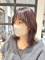トッカ 札幌(tocca) 【藤田】イヤリングカラー/ラベンダーブラウン/髪質改善