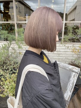 コーディアルヘア 白川本店(Cordial hair) ベージュ×ボブ