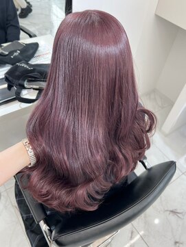 ランテルディ 渋谷(LANTERDIT) パープル系カラー　バイオレット×ブラウン　艶髪ロング