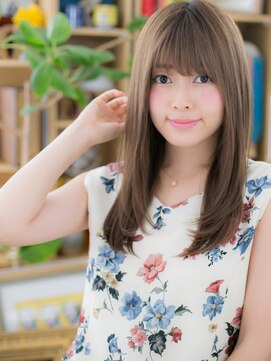 カバーヘア ブリス 大宮西口(COVER HAIR bliss) カーキグレージュ艶カラー外国人風小顔ロングc5大宮20代30代40代