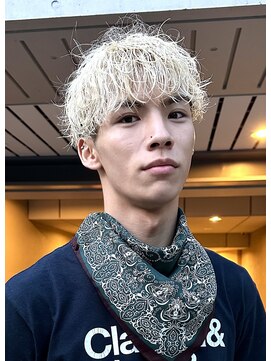 ナループロアオハナ(Nalu pu loa ohana) ブリーチパーマ/ダブルカラー/メンズパーマ/波巻きパーマ