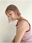 ぱつっとボブ