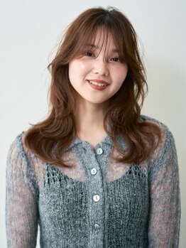 アンバー 池袋(amber)の写真/《コテ巻きをそのままに*》毎朝のスタイリングをラクに,扱いやすくしてくれるパーマをご提案*[池袋/池袋駅]