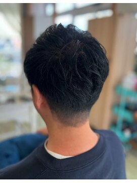 ヘアアトリエ ナイン(hair atelier nine) ニュアンスパーマ/メンズカット/スパイキーショート/福島市