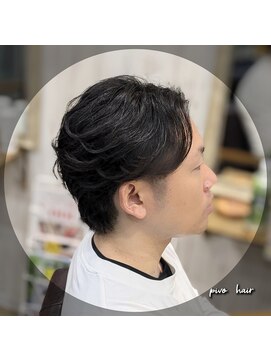 ピヴォヘアー(pivo hair) フェザーパーマ メンズカット
