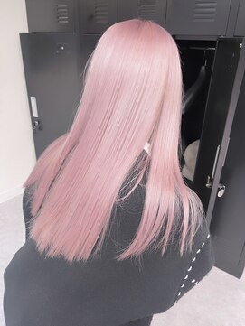 ペレ 渋谷(PELE) イメチェン/ホワイトブロンド/外ハネボブ/ワイドバング/渋谷