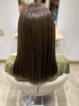 アーチ(ARCH) 【ブリーチなし】柔らかさのあるオリーブベージュ