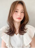 20代30代40代◎チェリーブラウン結べるボブモテ髪#273f0430