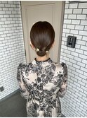 アップスタイル ボブアレンジ タイトヘア 参列ヘア お呼ばれヘア