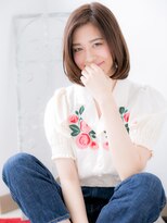 ブルー 博多(Blue)&nbsp;博多/髪質改善/透明感カラーマロンベージュの美髪ボブe