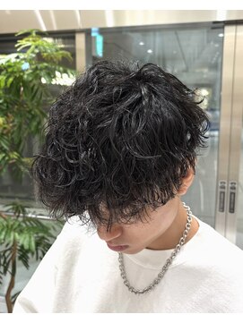 ウィスタリアフィールド アヴェダ(WISTARIA FIELD AVEDA) Men's 波巻きパーマ