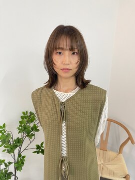 ディッシィ 立川(D'ICI) 《SAYAKA》大人ベージュカラー×顔まわりレイヤー