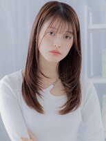 モッズヘア 越谷(mod's hair) シースルーバング艶カラーシャギーカットTd1越谷20代30代40代