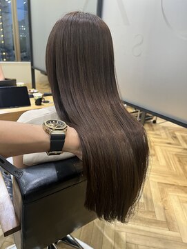 美髪＊ショコラグレージュ＊髪質改善TR＊Zina Maison札幌
