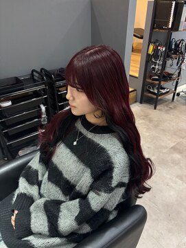 エトワール(Etoile HAIR SALON) インナーブラック　デザインカラー