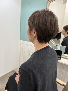 メモリーズ 水天宮前店(Memories) エアリーショートボブ似合わせカットクールショート30代40代50代