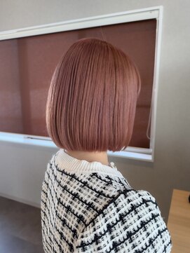 結び(musubi) ボブ+ピンクベージュ◎