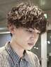 【メンズ】カット+フルカラー+パーマ+4Stepトリートメント¥15000
