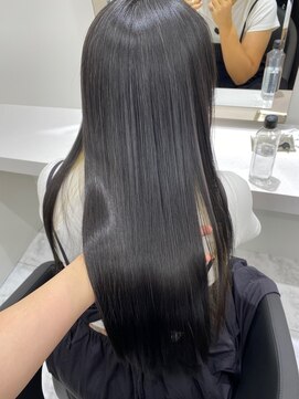 ベレーザ 川越(Beleza) 11091_髪質改善縮毛矯正ブリーチなしグレージュ黒髪アッシュ