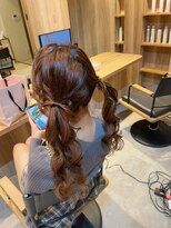 ソルビア ヘアセット(solvia)&nbsp;リボンツインテール