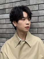 ガーデンタチカワネクスト(garden tachikawa next) 【竹嶌】大人男子センターパート毛流れニュアンスパーマ