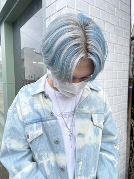 フク(fuku) ホワイト＋水色