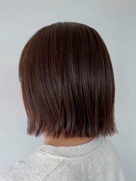 ヘアデザイン アンジェロ(Hair Design Angelo) グレージュカラー/外ハネボブ/20代/30代/40代