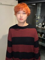 Men's JESTER【メンズジェスター】メンズカット/メンズパーマ/メンズカラー/フェード 〈atsuno〉オレンジマッシュ