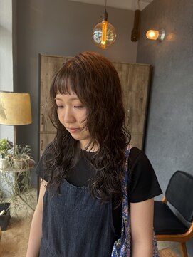 ヘアーループセラデザインワークス(Hair ruup Sela design works) 抜け感オン眉×パーマで大人かわいく♪