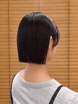 オーガニックエコ 川越(organic+eco) 20代30代/切りっぱなし/ミニボブ/モカブラウン/秋ヘア