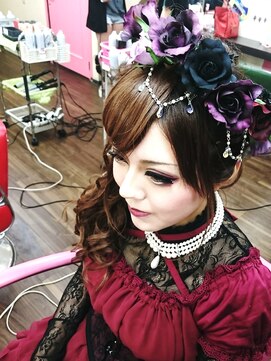 ヘアセットアップス(UP's) ★別人級に大変身(*'▽')！ 『Ｖ系☆フルメイク＋ヘアセット』★