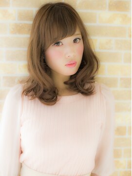アジールヘア 所沢プロペ通り店(agir hair) 大人可愛いミディアムカール【所沢】