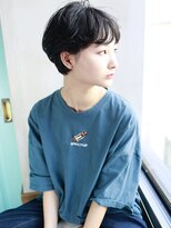 バース(BIRTH)&nbsp;天神【BIRTH】黒髪ショート×ゆるふわパーマ