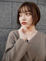 シュシュ(shushu)&nbsp;ぱっつんと軽めのショートボブ　【有海一生】