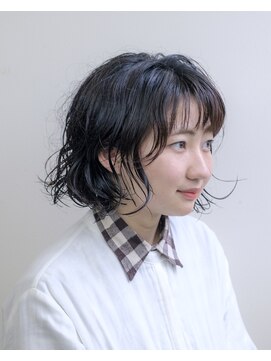 ルプラ ガーデン(le-pla garden) パーマボブ#ケアパーマ#ボブ#切りっぱなし#簡単スタイリング